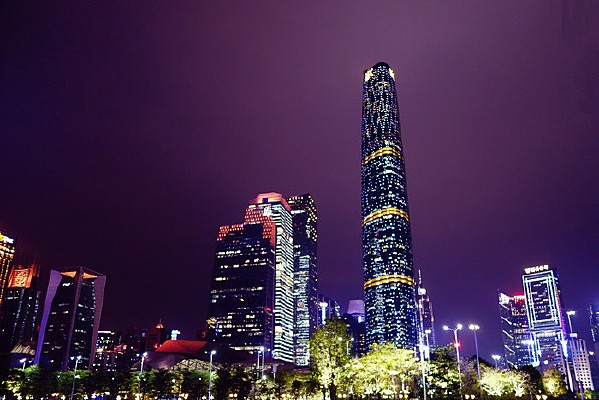 zhujiang new town night